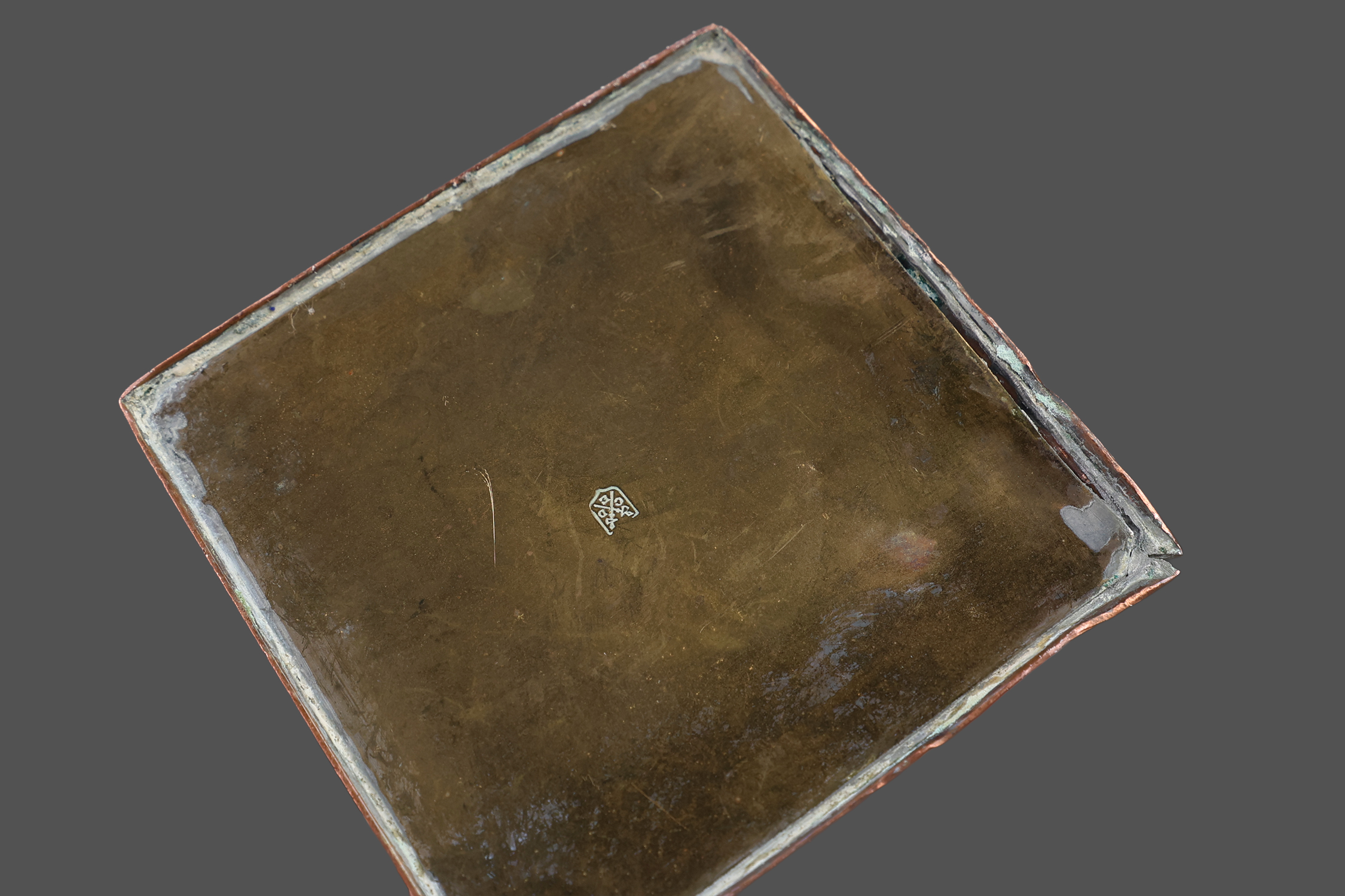 Pair of copper Table Candlesticks by Carl Deffner, Germany ca 1910thumbnail